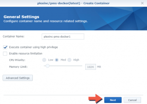 synology plex media server manual install