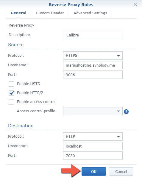 2 Synology NAS Calibre setup HTTPS SSL