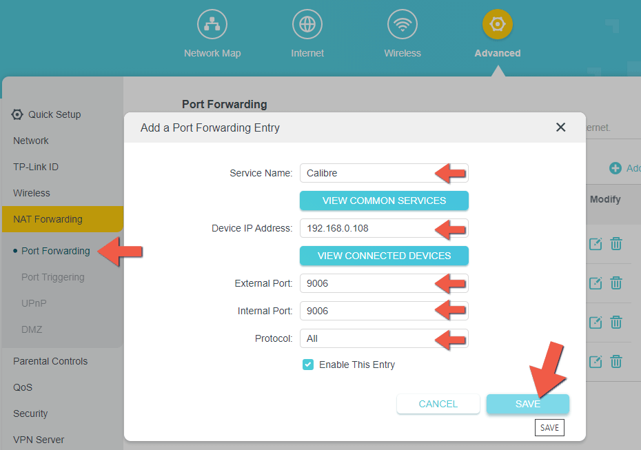 calibre web synology db location not valid