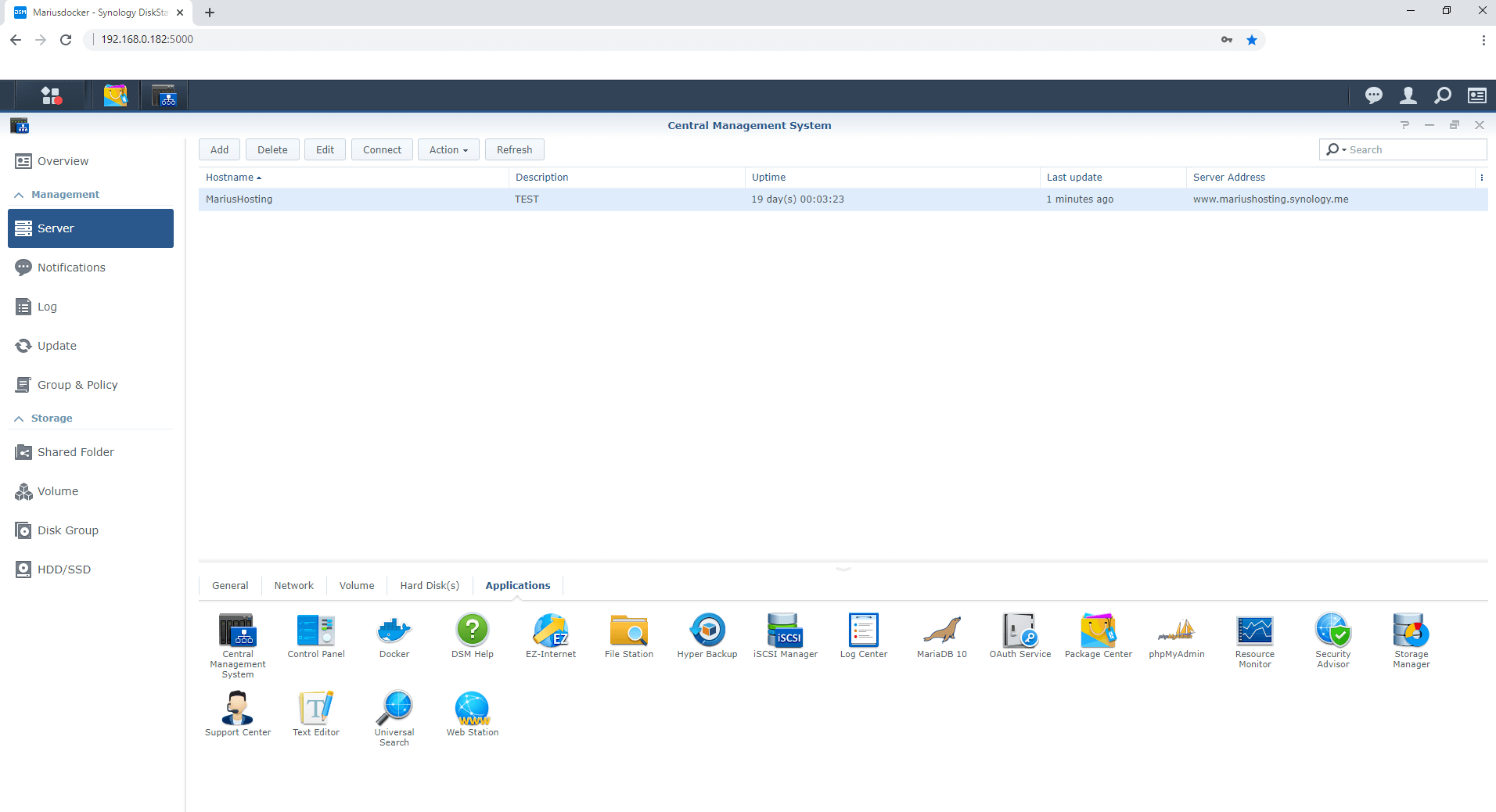 6 Synology CMS DDNS synology.me set up