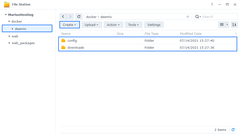 Deemix Synology NAS Set up 2