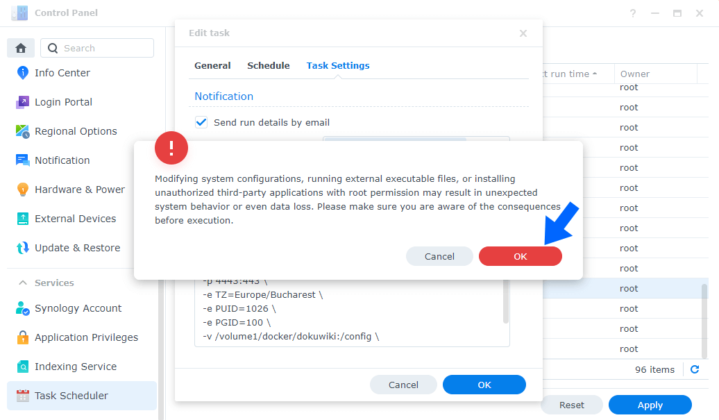 Dokuwiki Synology NAS Set up 4