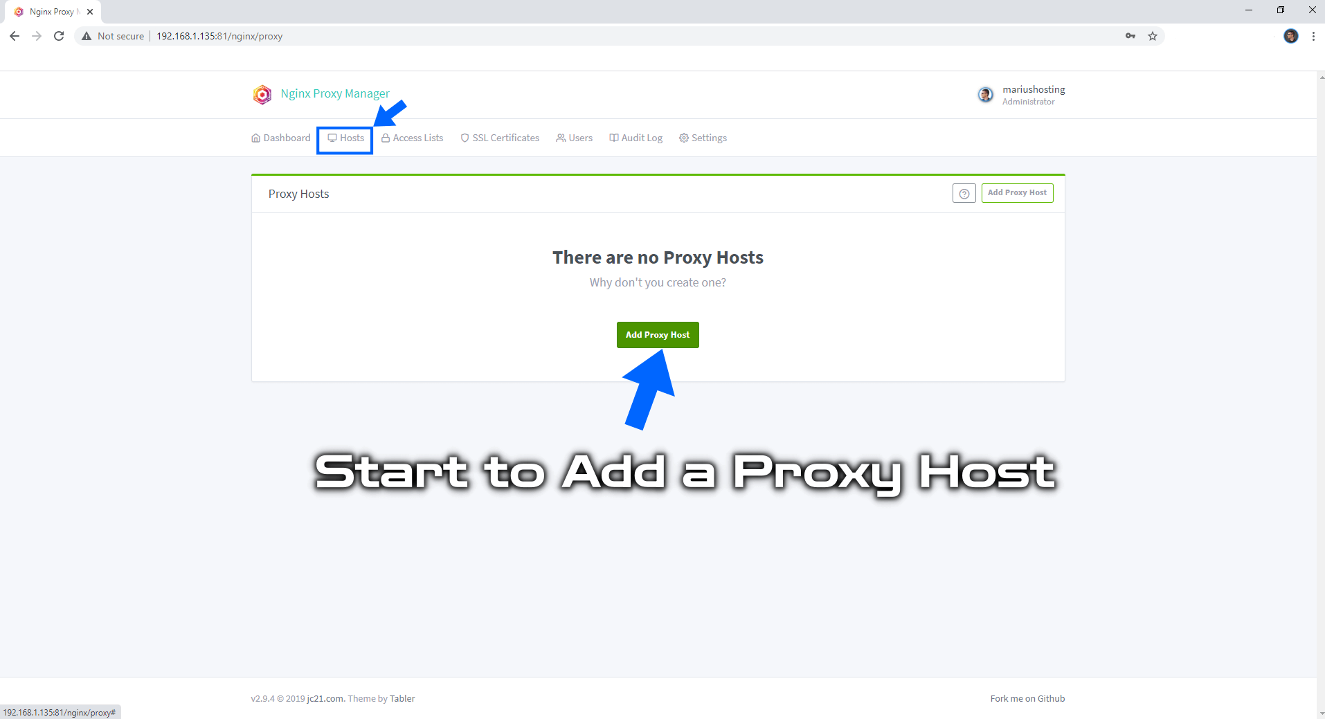 Nginx Proxy Manager Synology NAS Set up 14