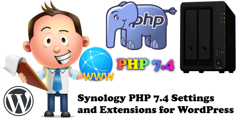 Synology PHP 7.4 Settings and Extensions for WordPress