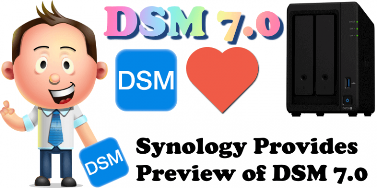 Synology Provides Preview of DSM 7.0 – Marius Hosting