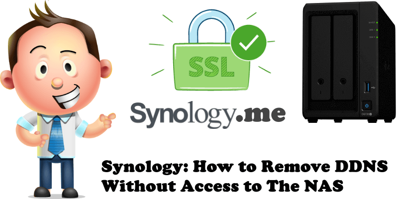 Synology How to Remove DDNS Without Access to The NAS