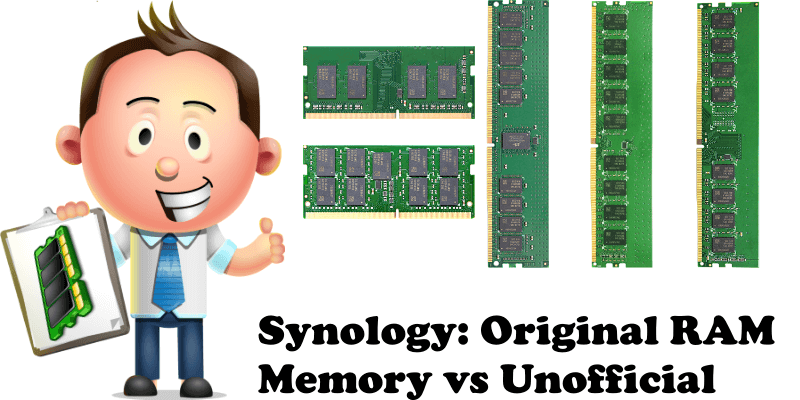 Synology Original RAM Memory vs Unofficial