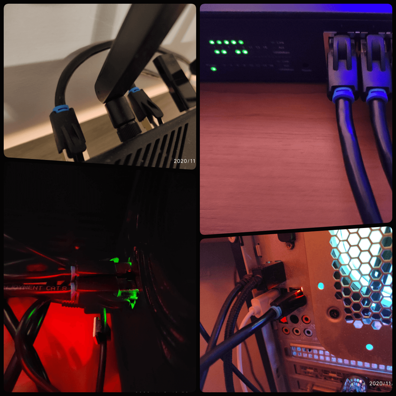 LAN to CAT 8 Cable Synology NAS