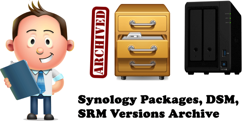 Synology Packages, DSM, SRM Versions Archive