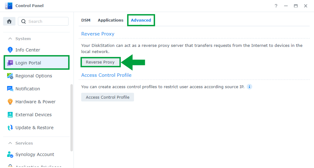 1 DSM 7 synology.me Without port 5001 at the End