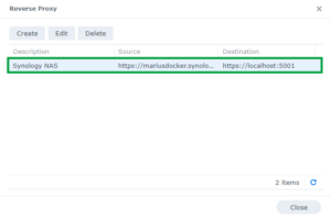 Synology DSM 7: Access synology.me without Port :5001 – Marius Hosting
