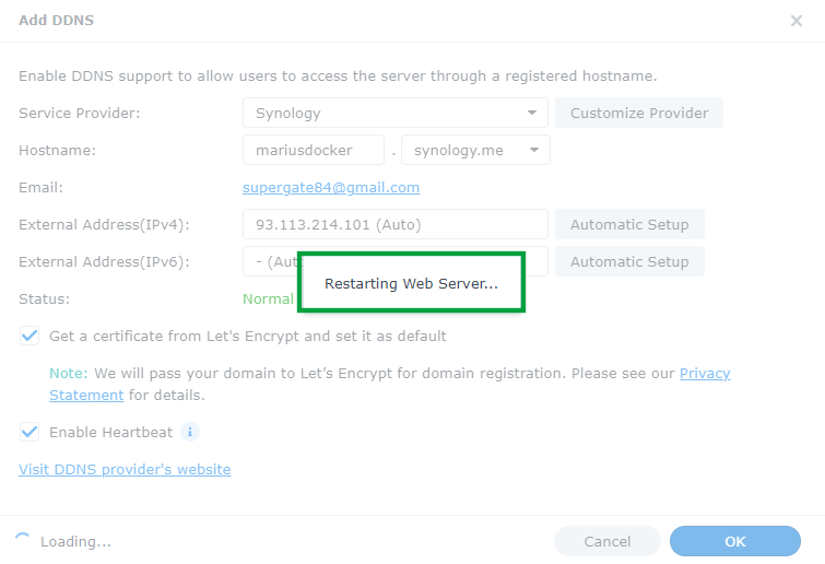 6 Synology How Do I Enable HTTPS SSL DDNS on DSM 7