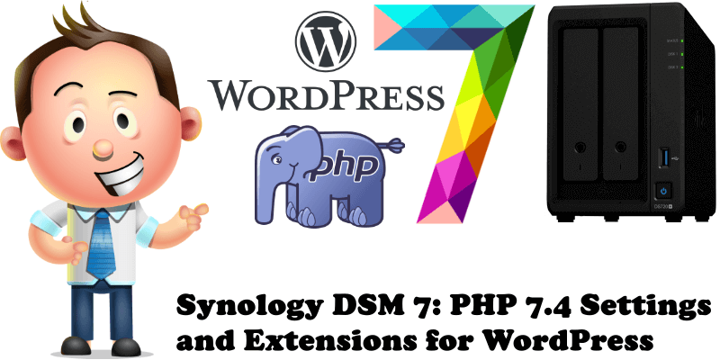 Synology DSM 7 PHP 7.4 Settings and Extensions for WordPress