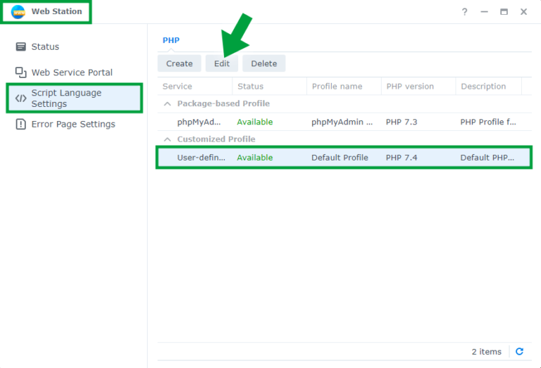 Synology DSM 7 How To Change Upload Max Filesize On WordPress Marius 