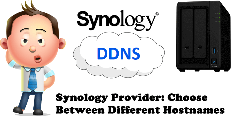 Synology Provider Choose Between Different Hostnames