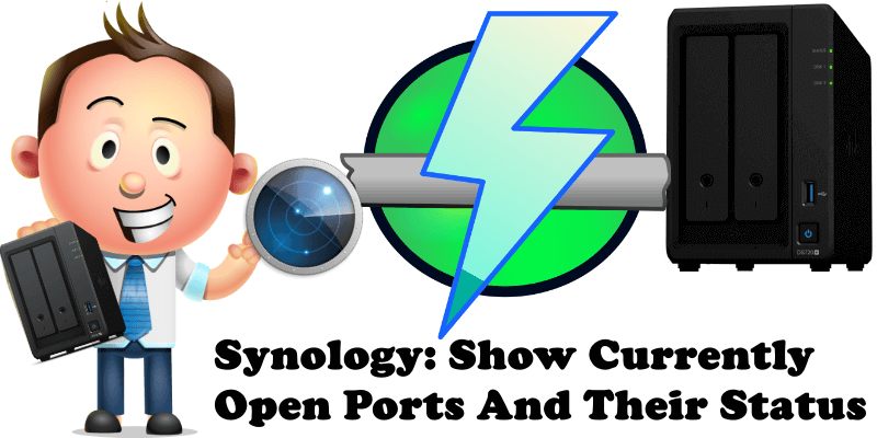 Synology Show Currently Open Ports And Their Status