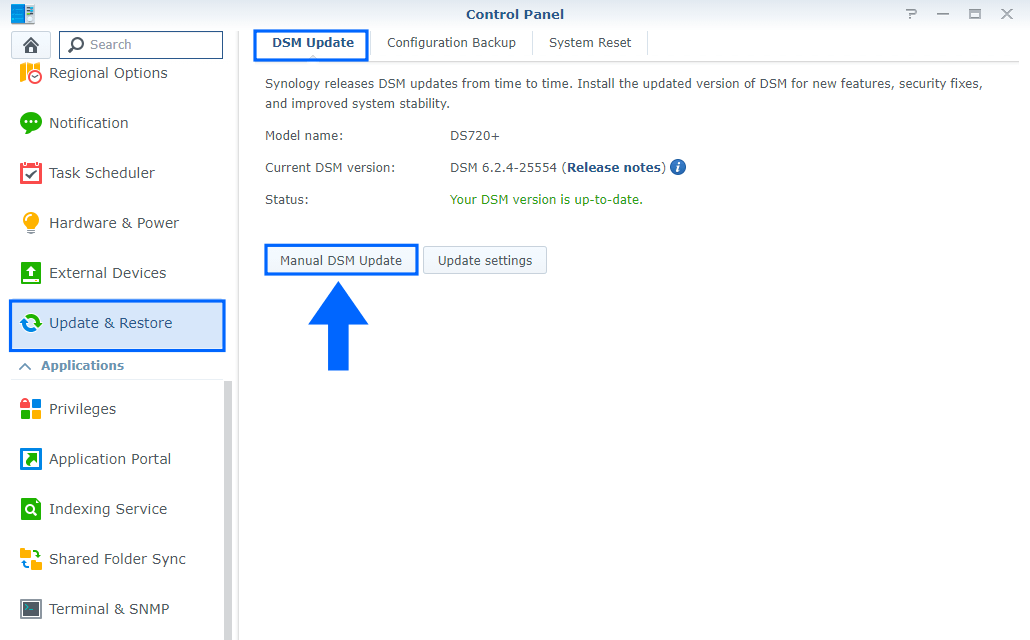 Synology DSM 6.2.4-25554