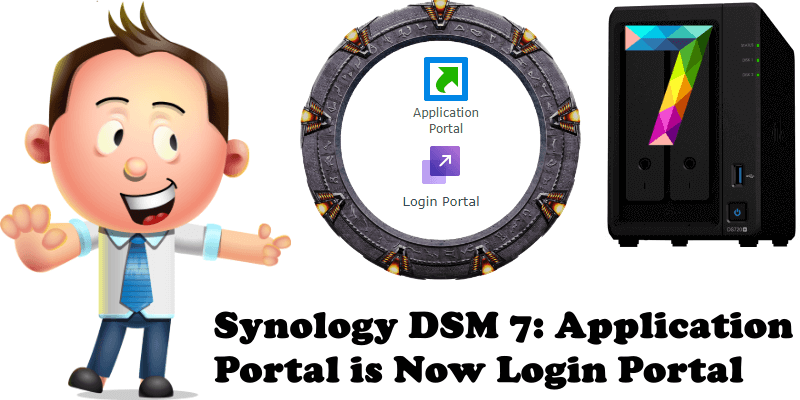 Synology DSM 7 Application Portal is Now Login Portal