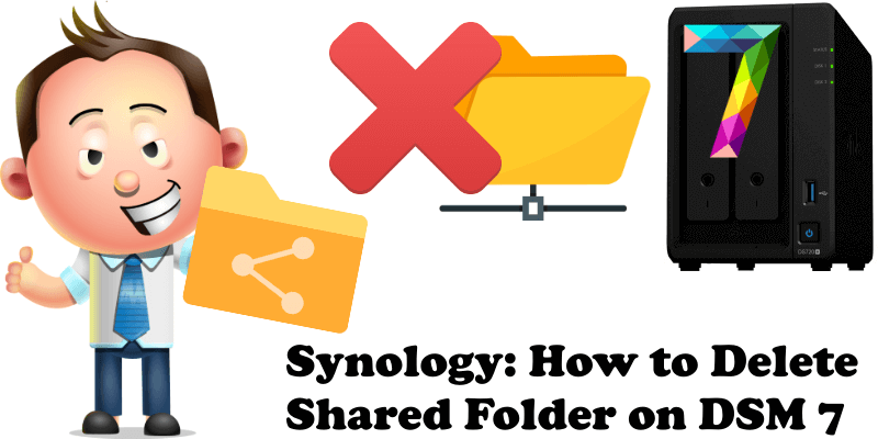 Synology How to Delete Shared Folder on DSM 7