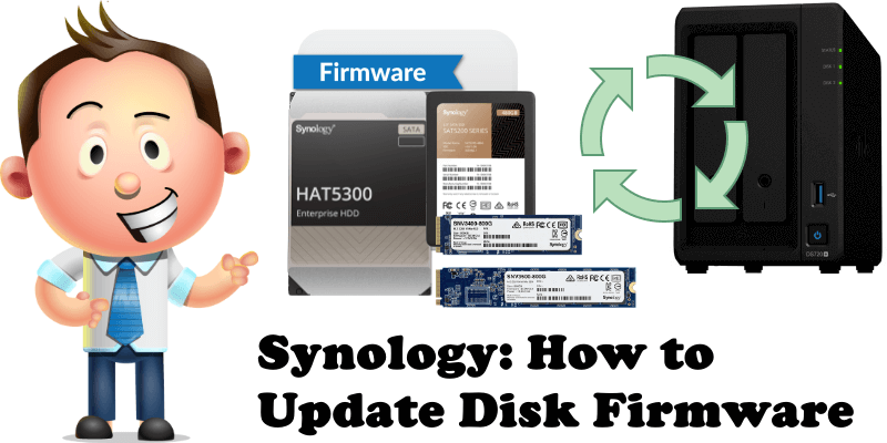 Synology How to Update Disk Firmware