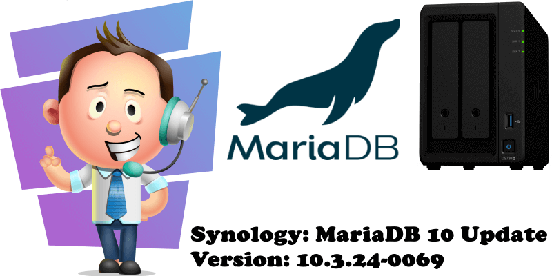 Synology MariaDB 10 Update Version 10.3.24-0069