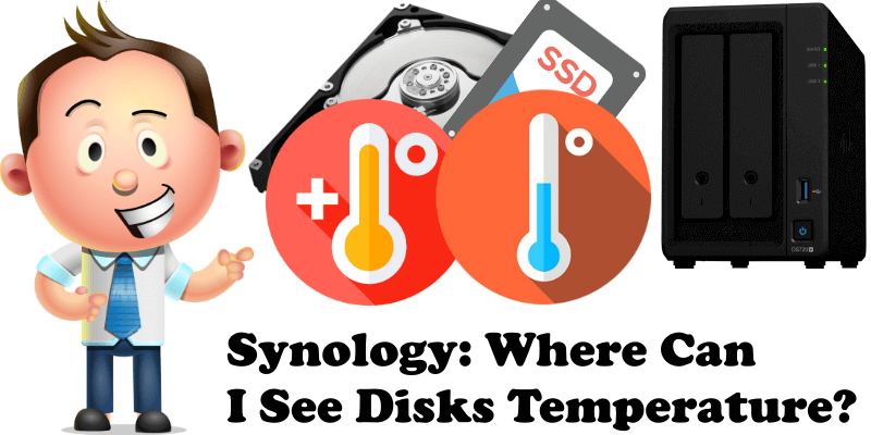 Synology Where Can I See Disks Temperature
