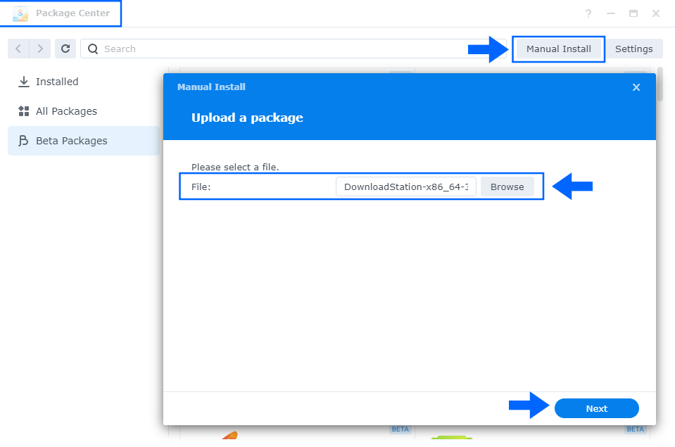 Download Station update Synology