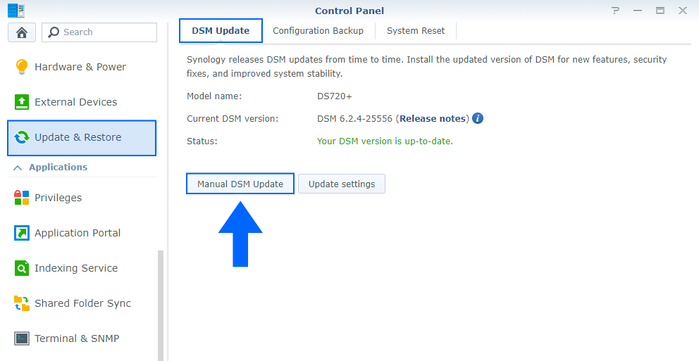 Synology DSM 6.2.4-25556