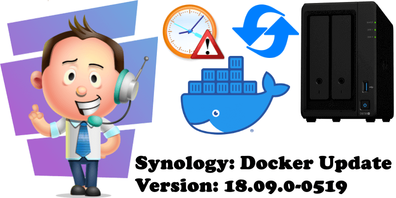 Synology Docker Update Version 18.09.0-0519