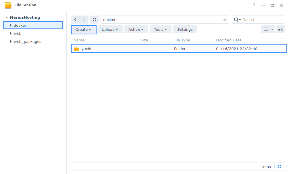 1 Yacht Synology NAS set up