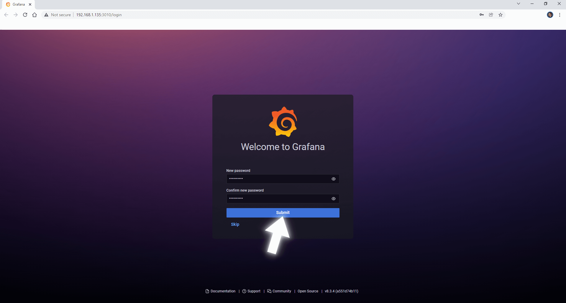 Grafana Synology NAS Set up 7 new