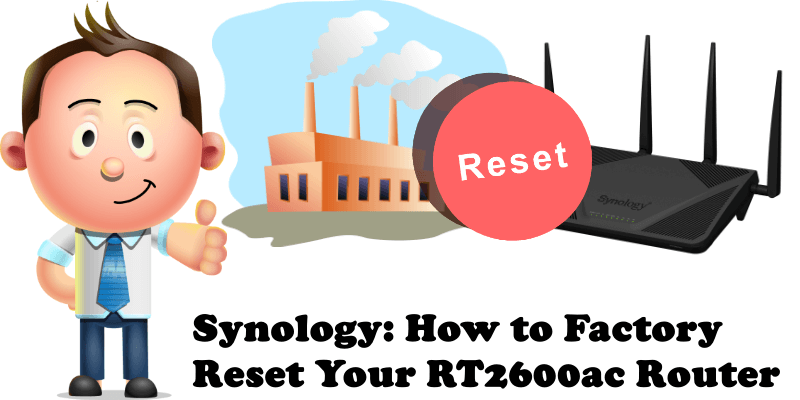 Synology How to Factory Reset Your RT2600ac Router