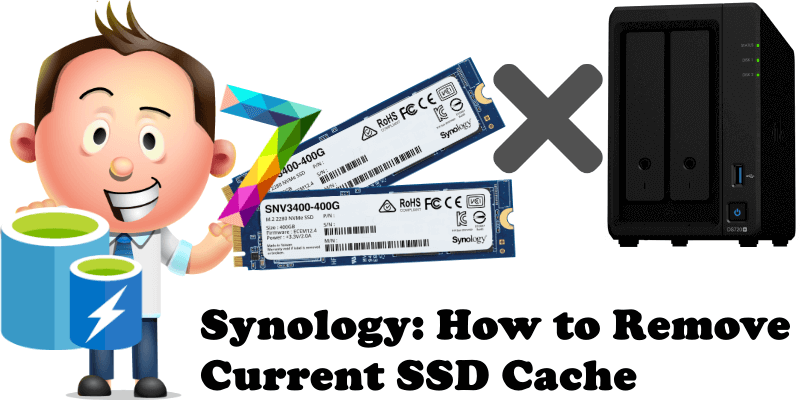 Synology How to Remove Current SSD Cache
