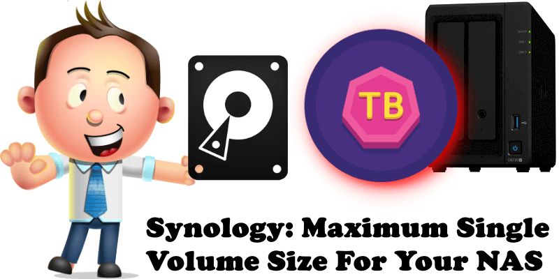 Synology Maximum Single Volume Size For Your NAS