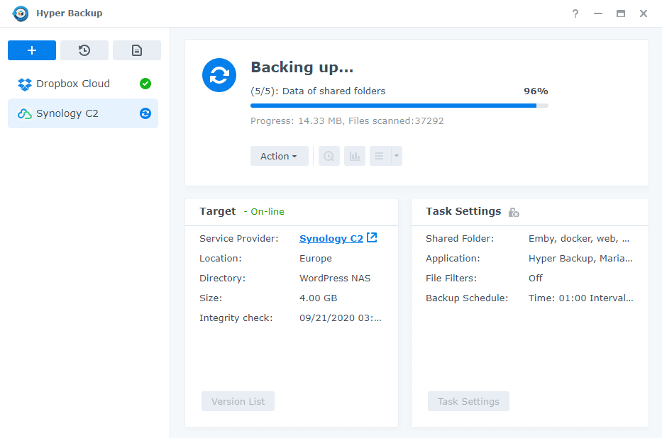 Synology NAS Upgrade 3