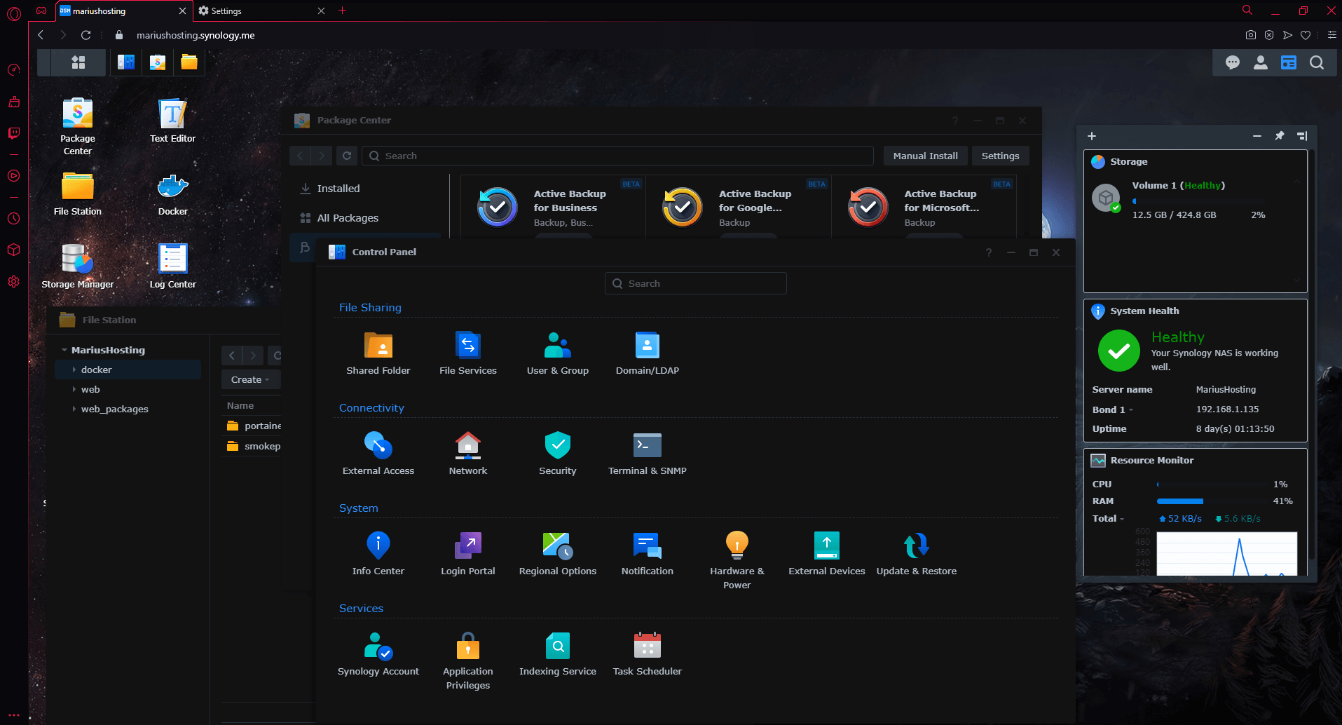 2 Synology DSM 7 Dark Mode