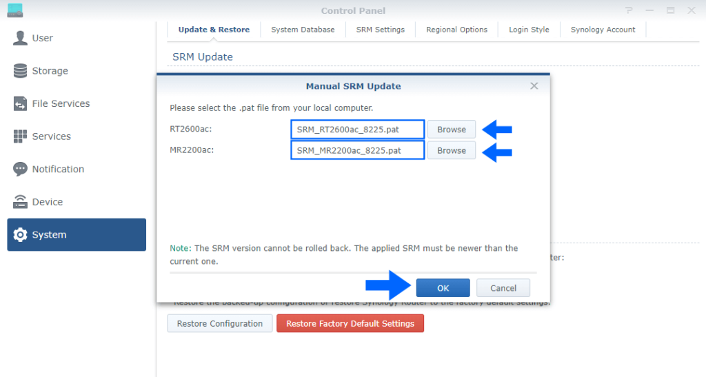 Synology Router: SRM Version 1.2.5-8225 – Marius Hosting