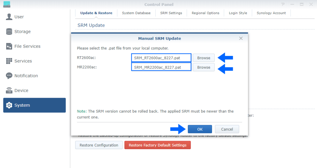Synology Router: SRM Version 1.2.5-8227 – Marius Hosting