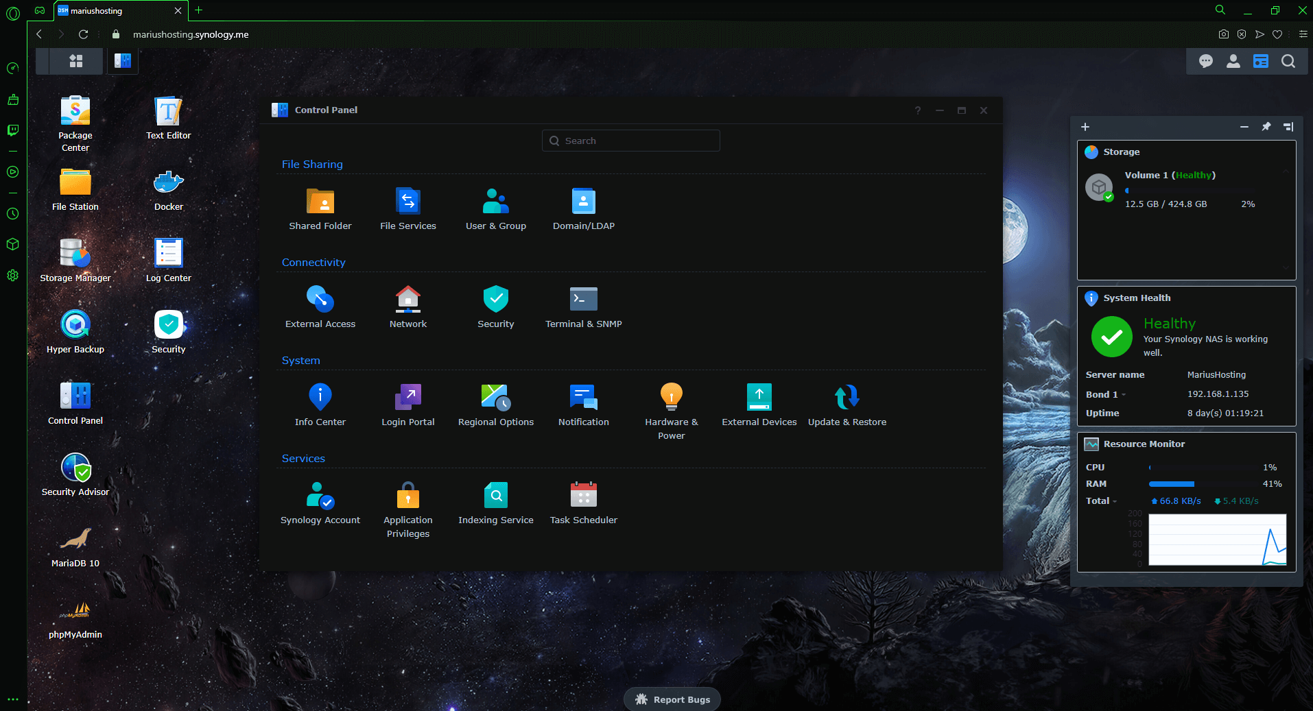 4 Synology DSM 7 Dark Mode