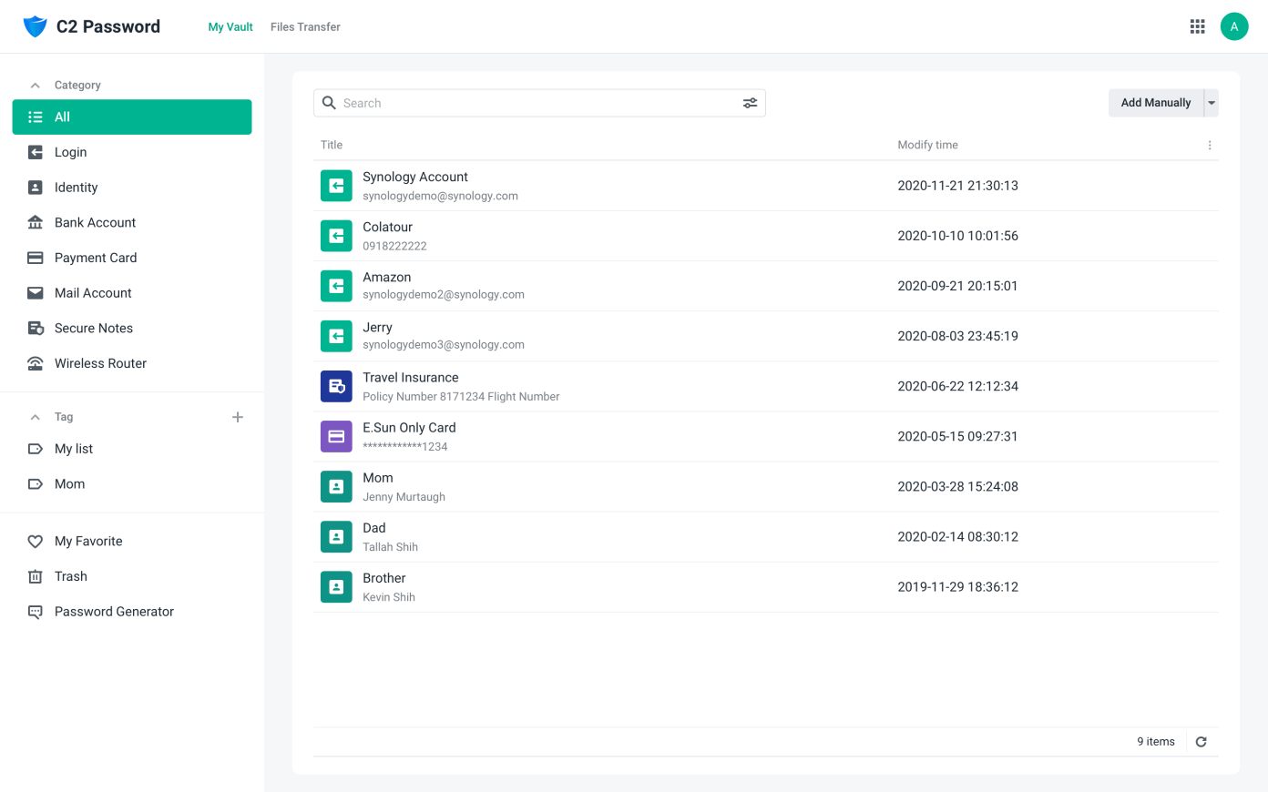 Synology C2 Password 1