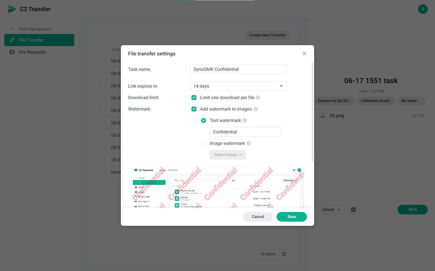 Synology C2 Transfer 2