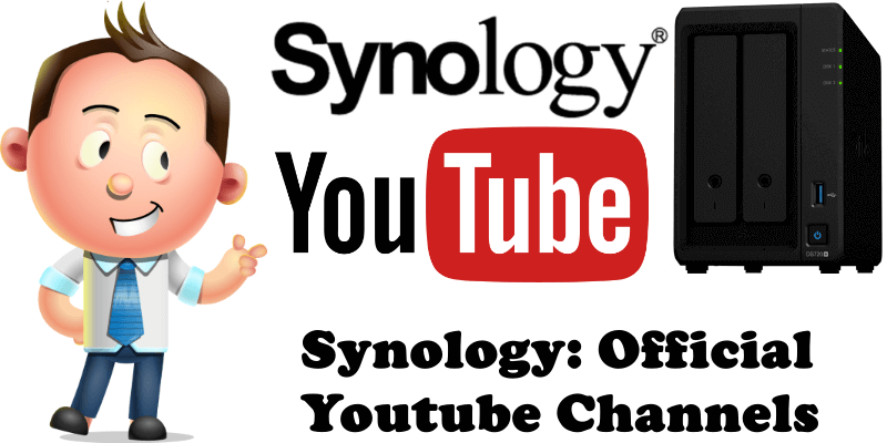 Synology Official Youtube Channels