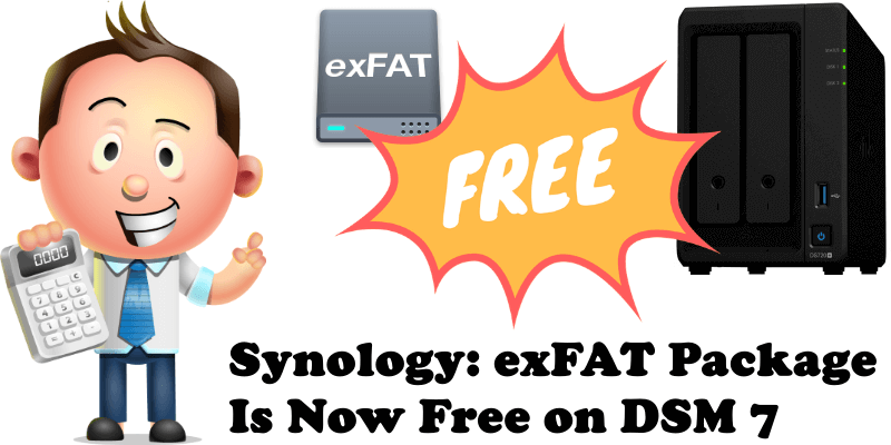 exfat access synology download free