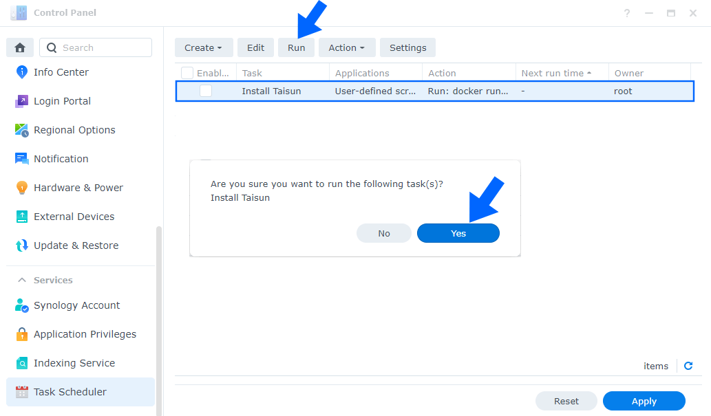 Taisun Synology NAS Set up 4