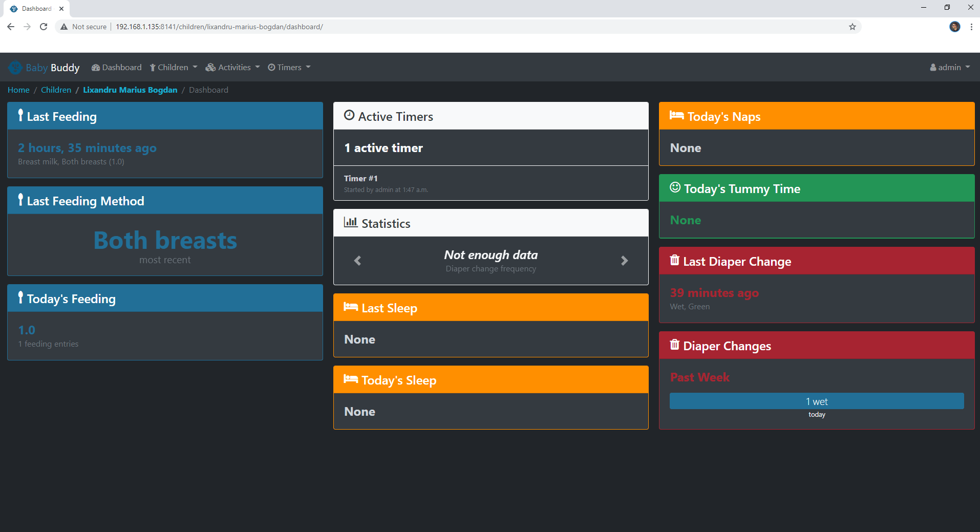 Baby Buddy Synology NAS Set up 11