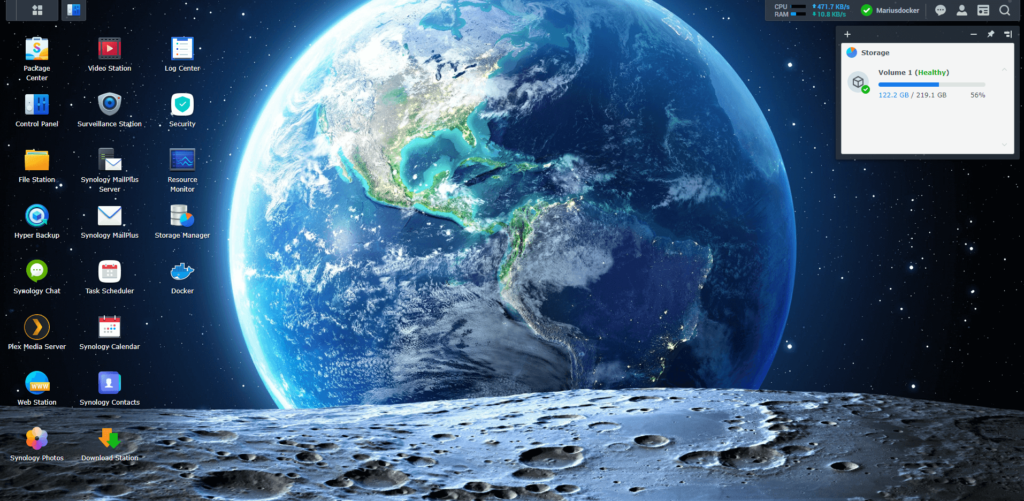 Synology: Earth Wallpapers For DSM 7 – Marius Hosting