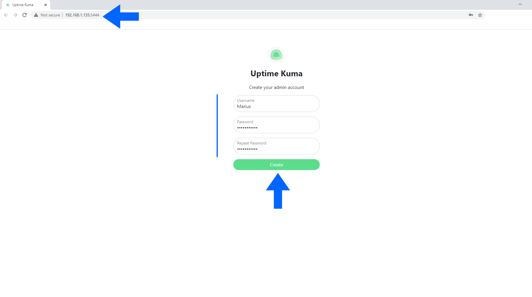 Uptime Kuma Synology NAS Set up 6