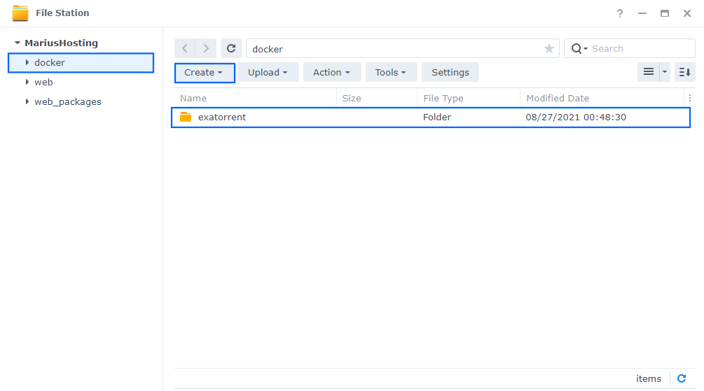 Exatorrent Synology NAS Set up 1