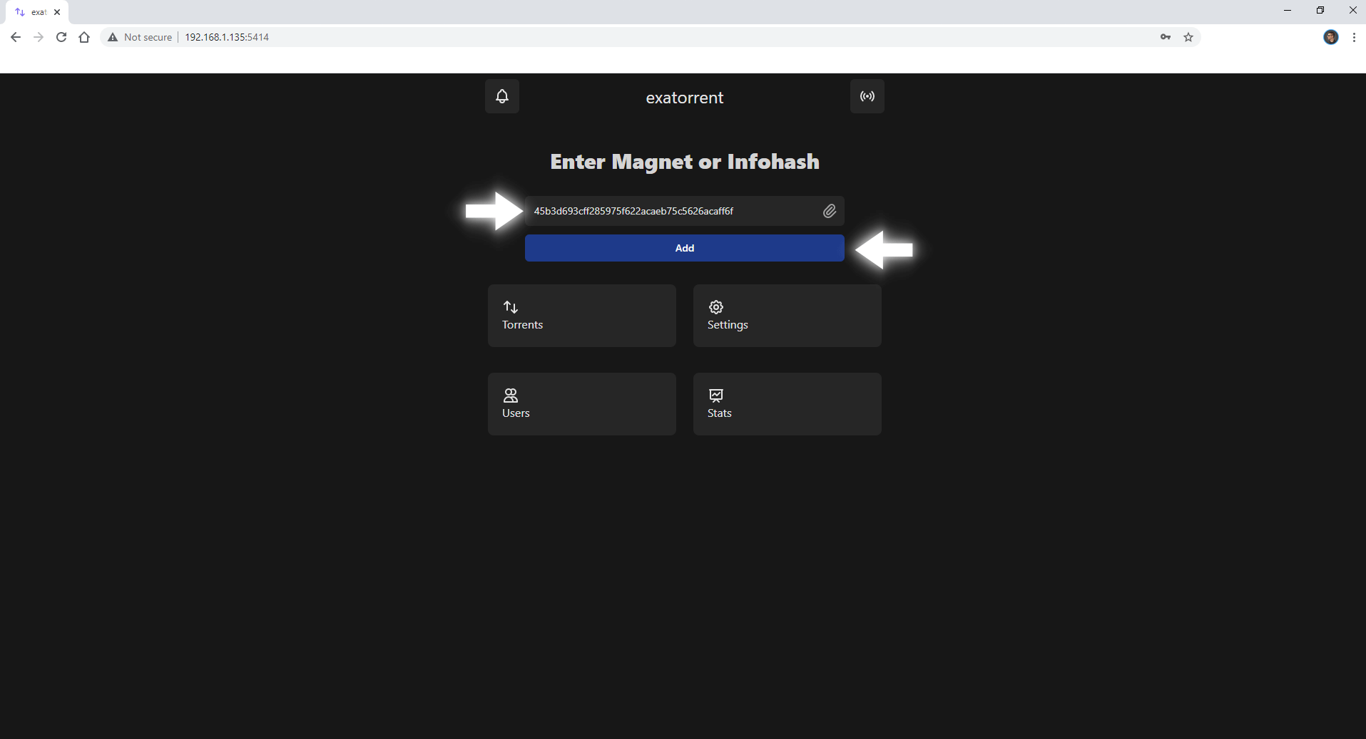 Exatorrent Synology NAS Set up 7