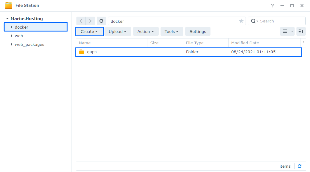 Gaps Synology NAS Set up 1